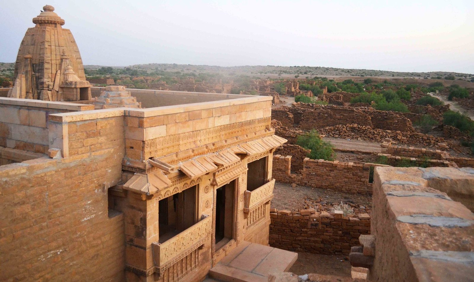 Temple in Kuldhara by Travel Jaunts