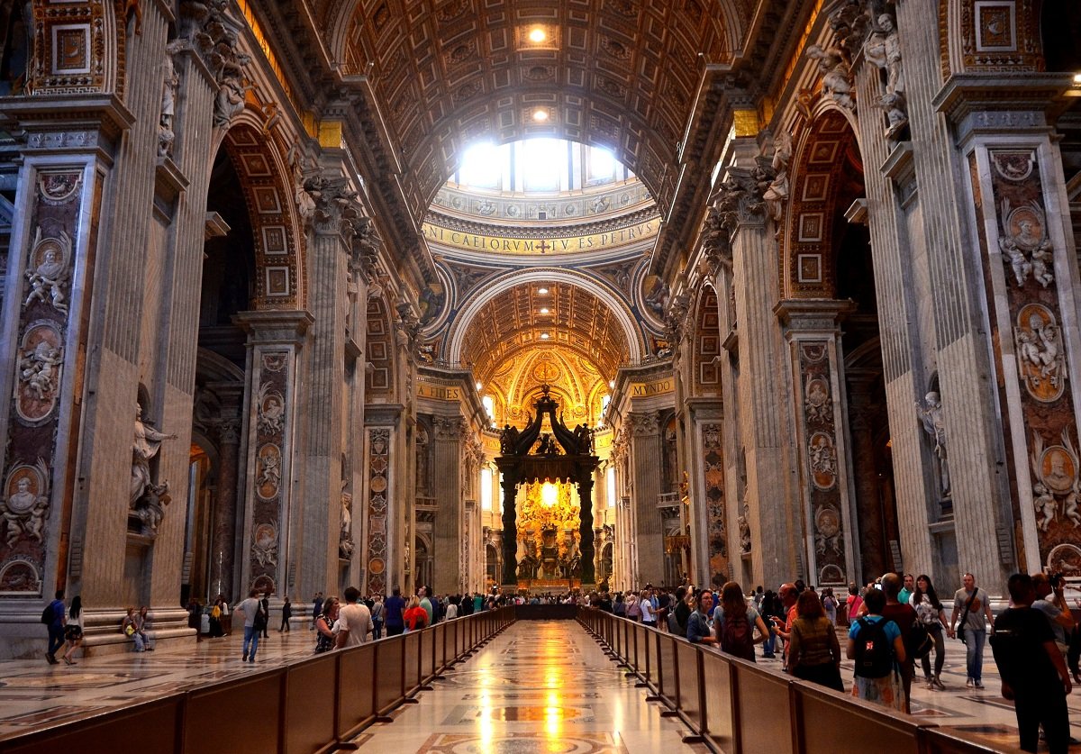 Basilica at Vatican, Rome Italy by Travel Jaunts