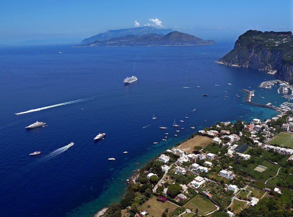 View from Anacapri, Italy