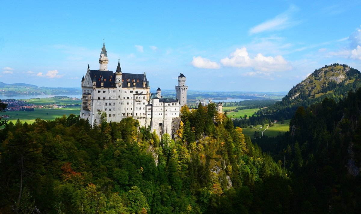 Neushwestein castle from the bridge by Travel-Jaunts