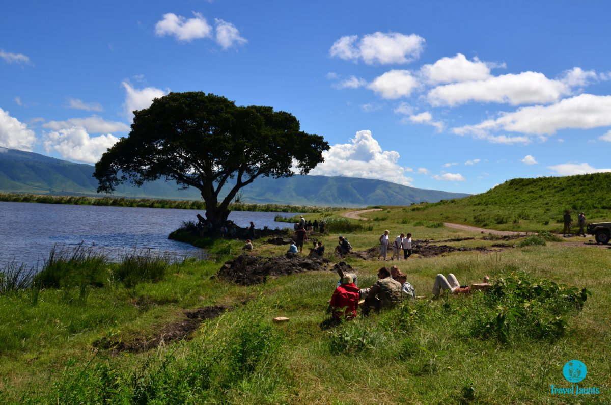 Picnic point inside the Crater