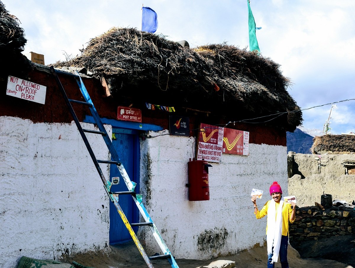 Hikkim post office , the highest in the world