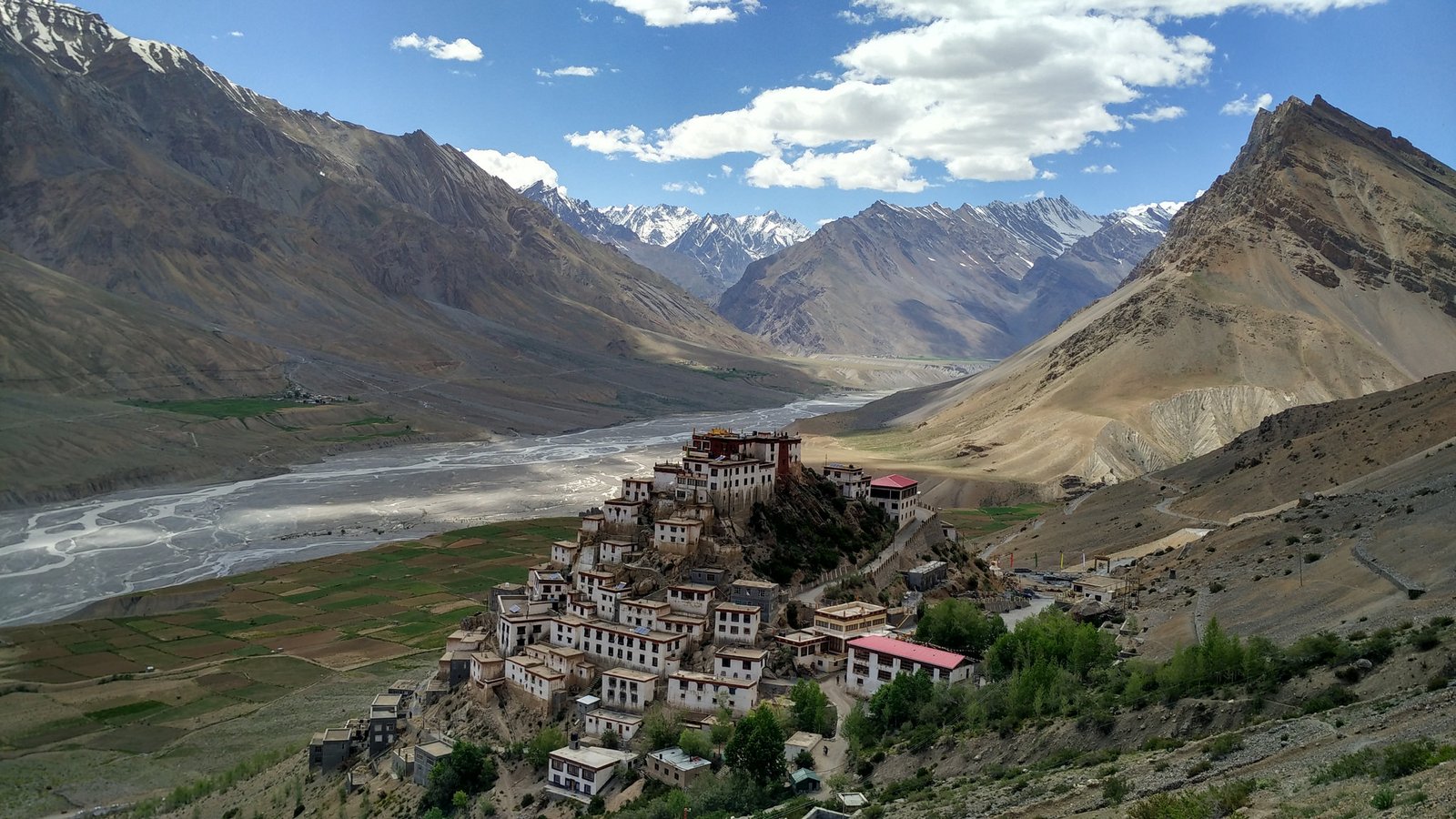 Key Monastery near Kaza in Spiti valley