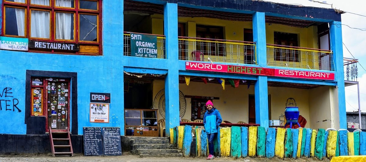 World's highest restaurant in Komic