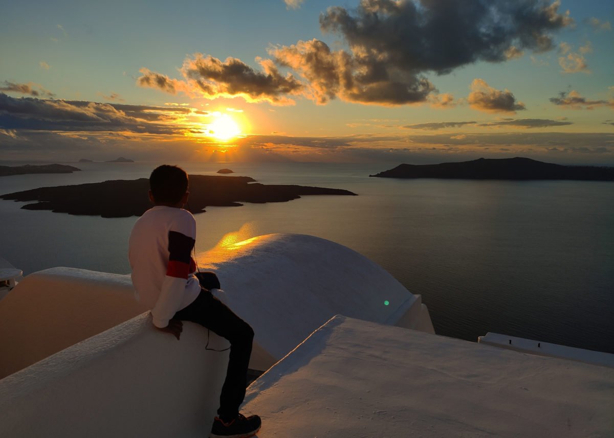 Sunset at Santorini