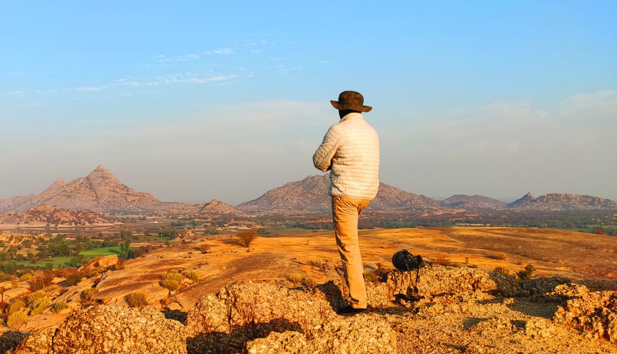 Shooting leopards at Jawai